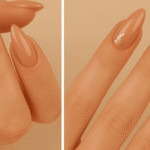 Unhas Amêndoa Decoradas